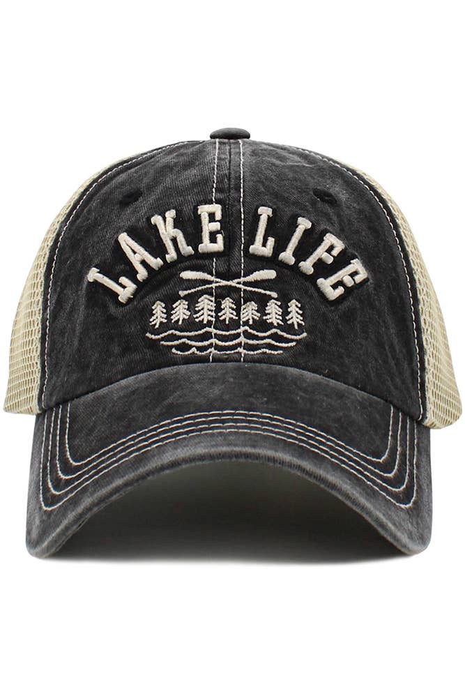 Hana - LAKE LIFE Mesh Vintage Baseball Cap