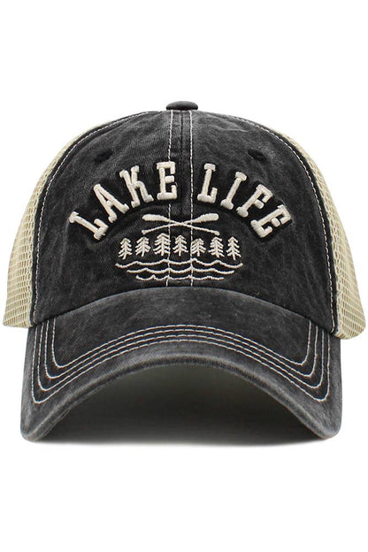 Hana - LAKE LIFE Mesh Vintage Baseball Cap