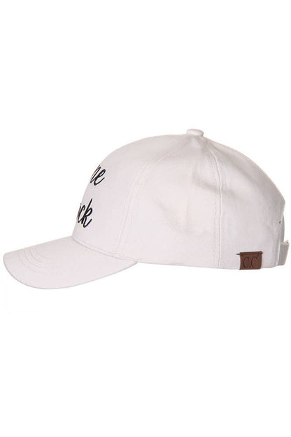 Hana - C.C WINE O'CLOCK Embroidered Baseball Cap