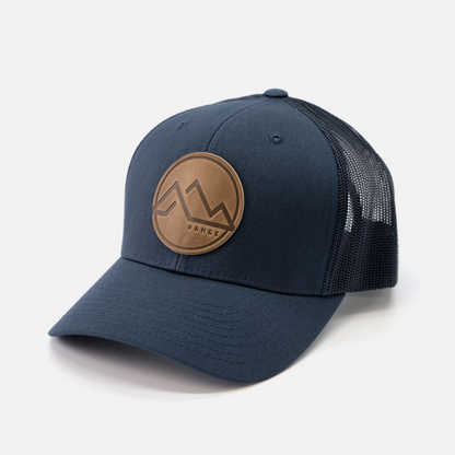 Range Leather Co. - Range Mountain Hat | Leather Patch Trucker Hat