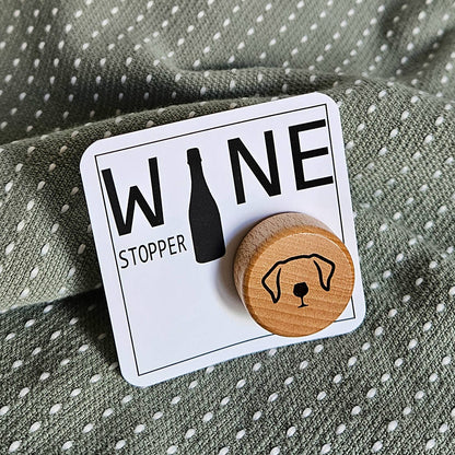 Lou Golden Designs - Paws & Pour Wine Stopper