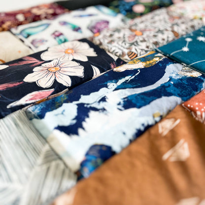 The Bohemian Box Shop - Lavender Eye Pillow - Gray Floral Relaxation