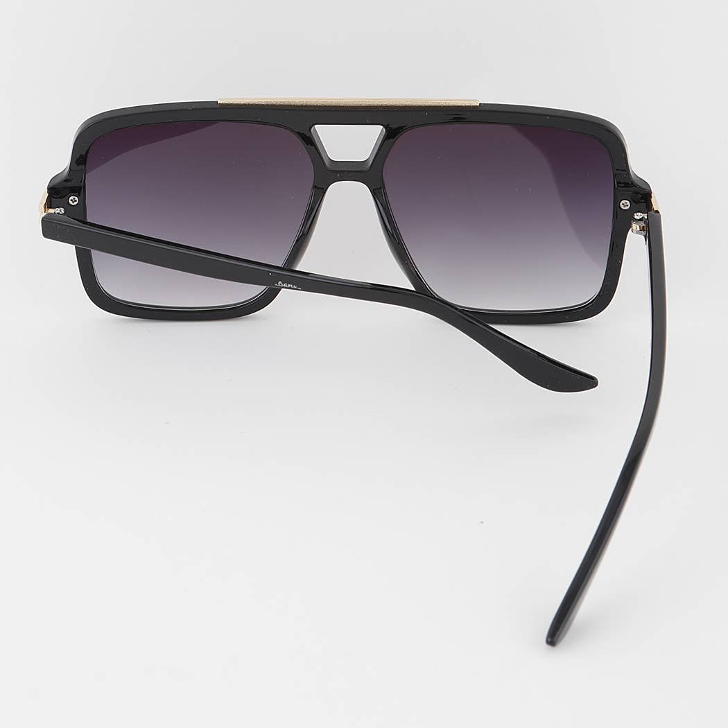 3AM BY H&D ACCESSORIES - Luxury Stripe Aviator Sunglasses
