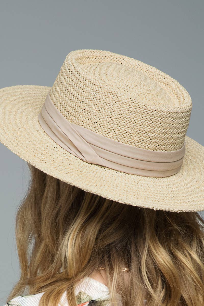 Urbanista - Folded Trim Boater Hat