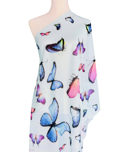 JC Sunny Fashion - 4 Colors--JC Signature Multicolor Butterfly Scarf