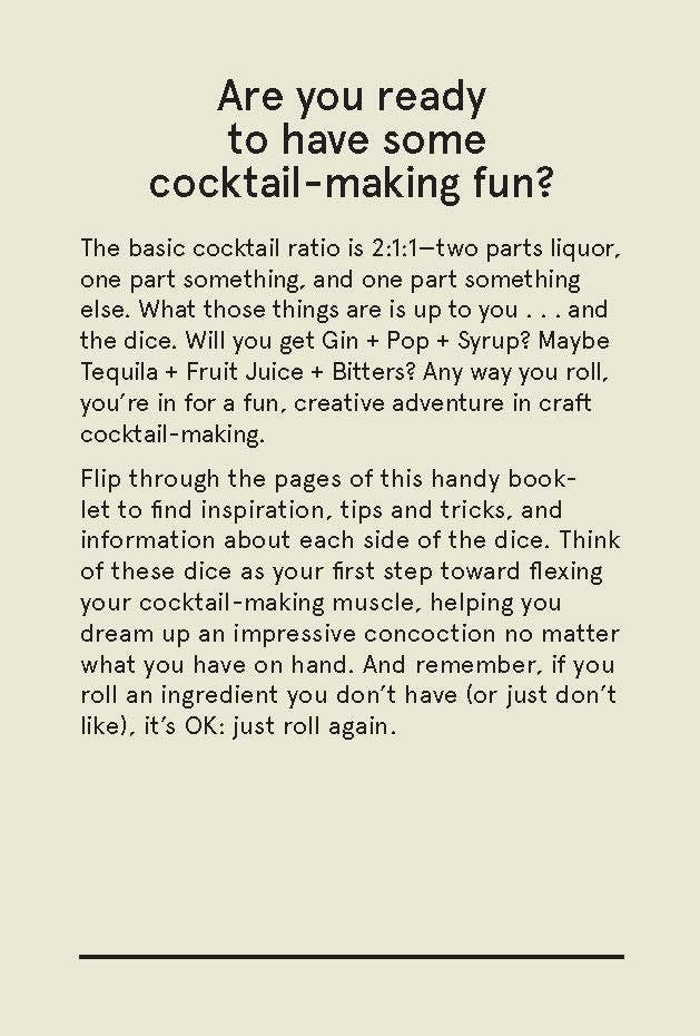 Chronicle Books - Cocktail Dice