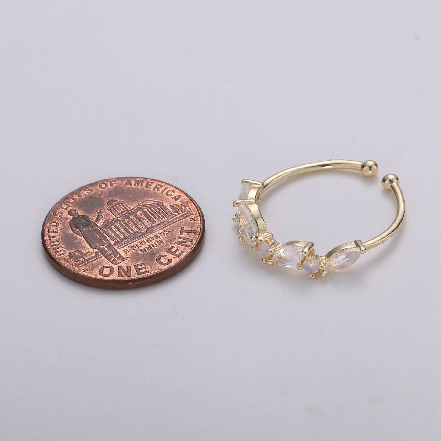 Aim Eternal - Dainty Marquise Ring, Minimalist Jewelry, CZ ring, stackable