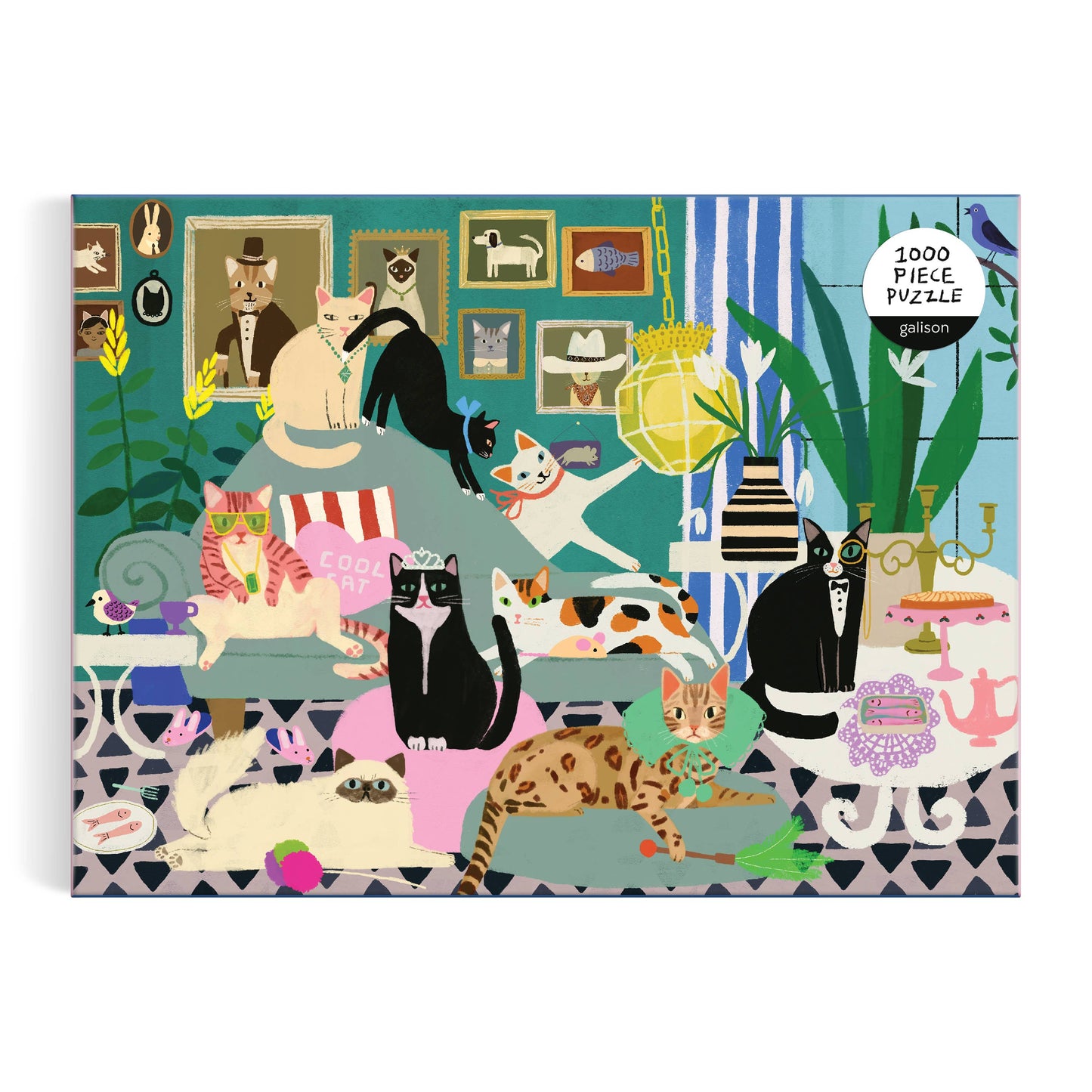 Chronicle Books - Glamour Cats 1000 Piece Puzzle