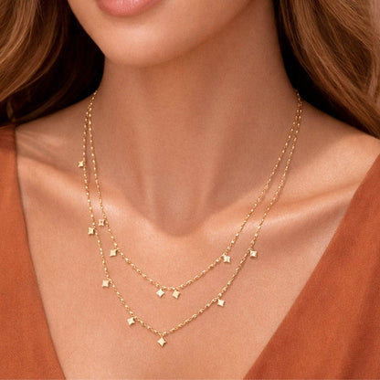 MA214 Mia Accessories - 18K Gold Plated Waterproof Stainless Steel Chain Necklace - 7916