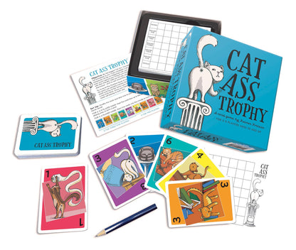 Outset Games and Cobble Hill Puzzles - Cat Ass Trophy 🐈🐾 – Be a Cat. Break Stuff. Earn the Glory.