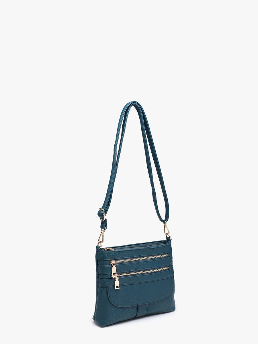 Jen & Co. - Octavia Crossbody w/ Multi-Zip Compartments | M2870