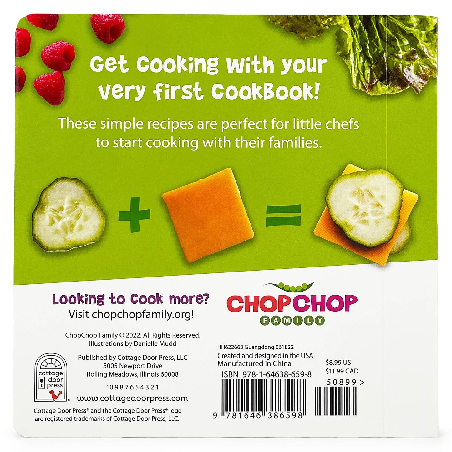 Cottage Door Press - ChopChop I Made This! Snacks First Cookbook for Kids