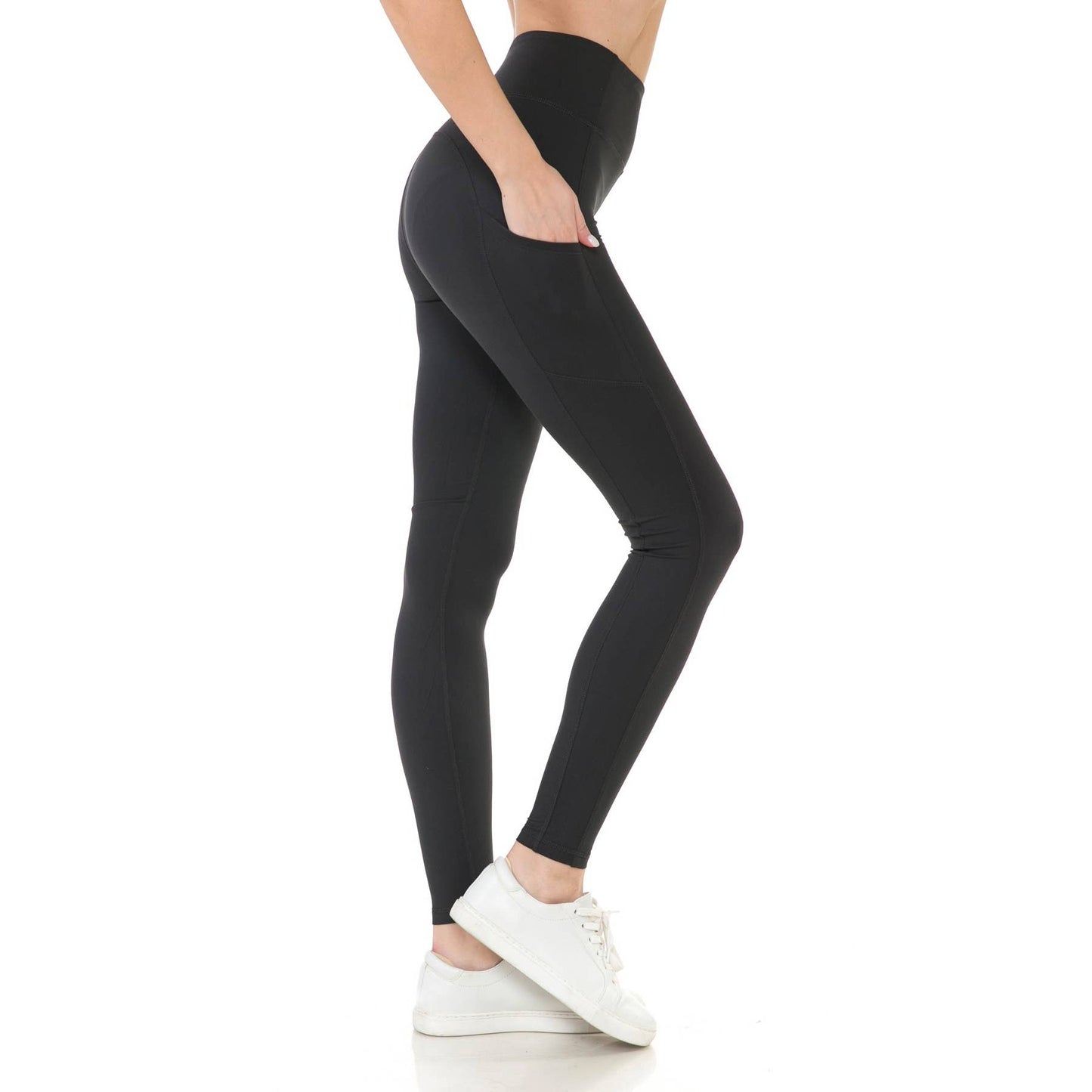 Leggings Depot -  High Waist Activewear Leggings - Side Pockets