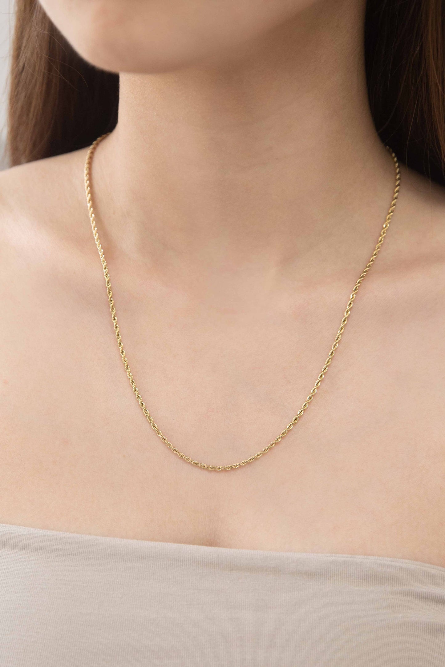 Lovoda - Twist Around Necklace | Gold (14K)