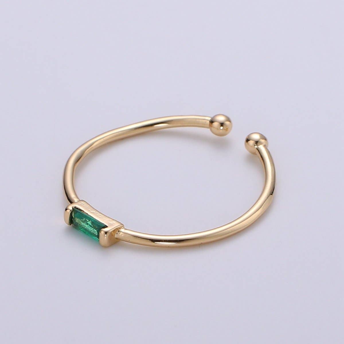 Aim Eternal - Minimalist Birthstone Ring • Cz Ring in Gold • Dainty Birthstone Ring • Stacking Ring • Valentine Gifts for Mom Wife Friend  R-216 R-218 R-219 R-220 R-223