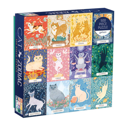 Chronicle Books - Cat Zodiac 500 Piece Puzzle
