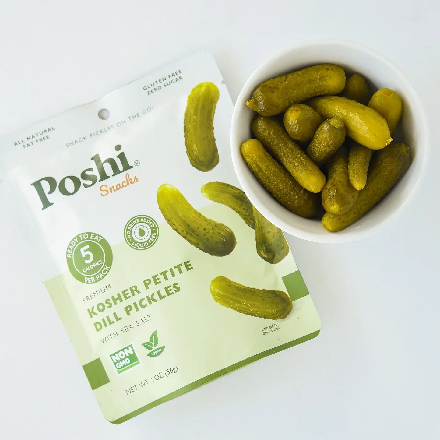 POSHI - POSHI - Kosher Petite Dill Pickles 2 oz