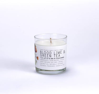 Just Bee - Blood Lime & Green Tea - Medium Glass - Just Bee Candle