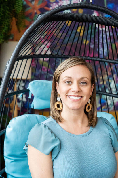 Spiffy & Splendid - Lana Earrings - Dark Rattan // Resort, Jewelry