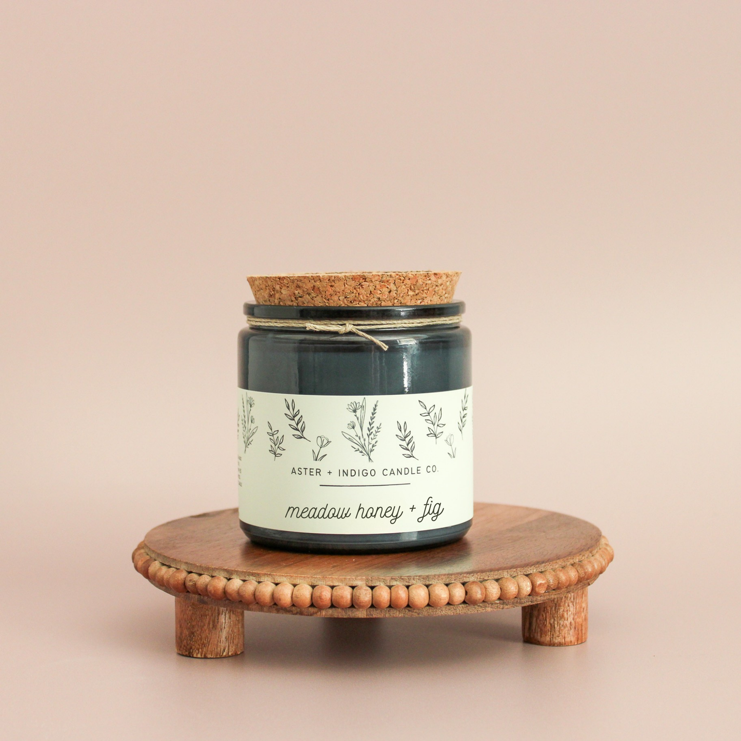 Aster + Indigo Candle Co. - Meadow Honey + Fig | Spring Summer Candle | NEW 2026