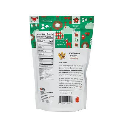 Poppy Hand-Crafted Popcorn - Reindeer Crunch Popcorn