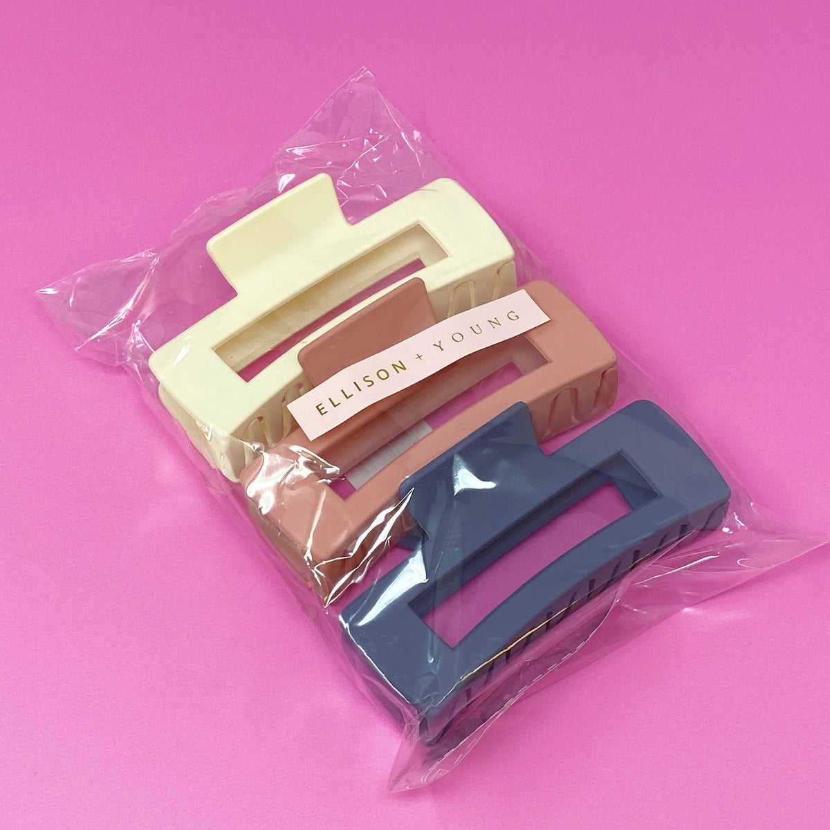 Ellison+Young - Monotone Hair Claw Set