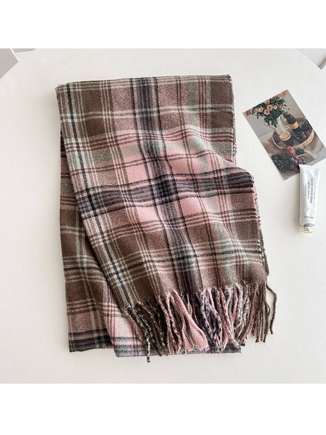 Funkyrel® Atzbranding Limited - Scarvii - Plaid Winter Scarf Shawl for Women