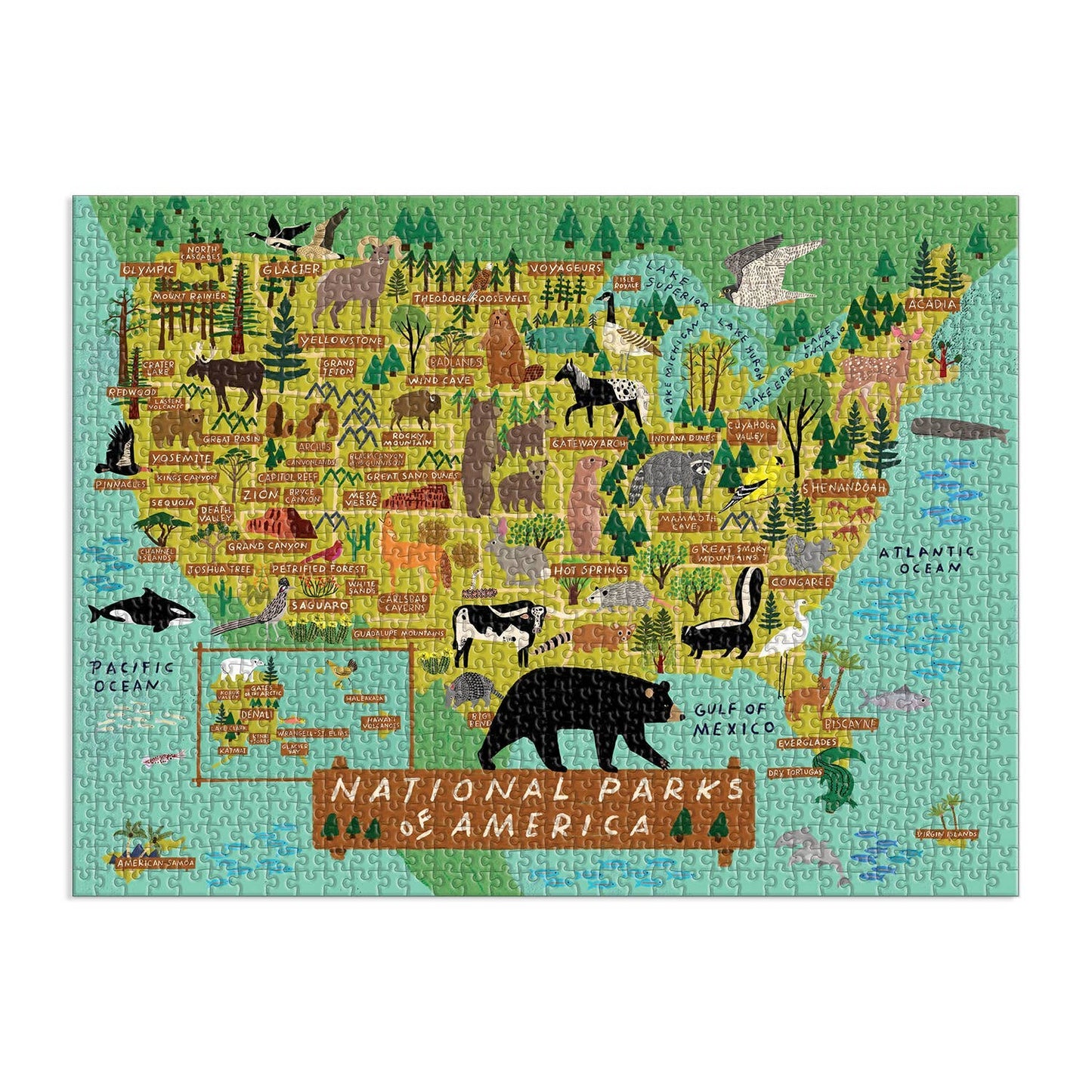 Chronicle Books - National Parks of America 1000 Piece Puzzle
