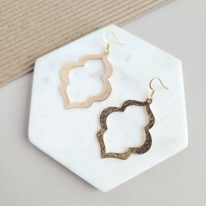 Spiffy & Splendid - Talia Earrings - Gold // Jewelry, Gifts