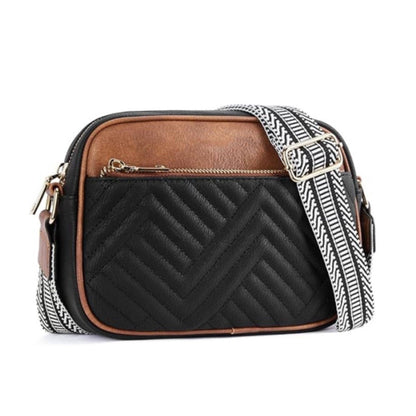 Aili's Corner - Everly Vegan Leather Camera Crossbody