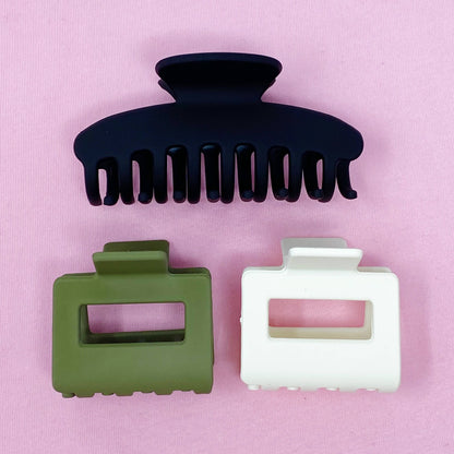 Ellison+Young - Matte Muted Hair Claw Set
