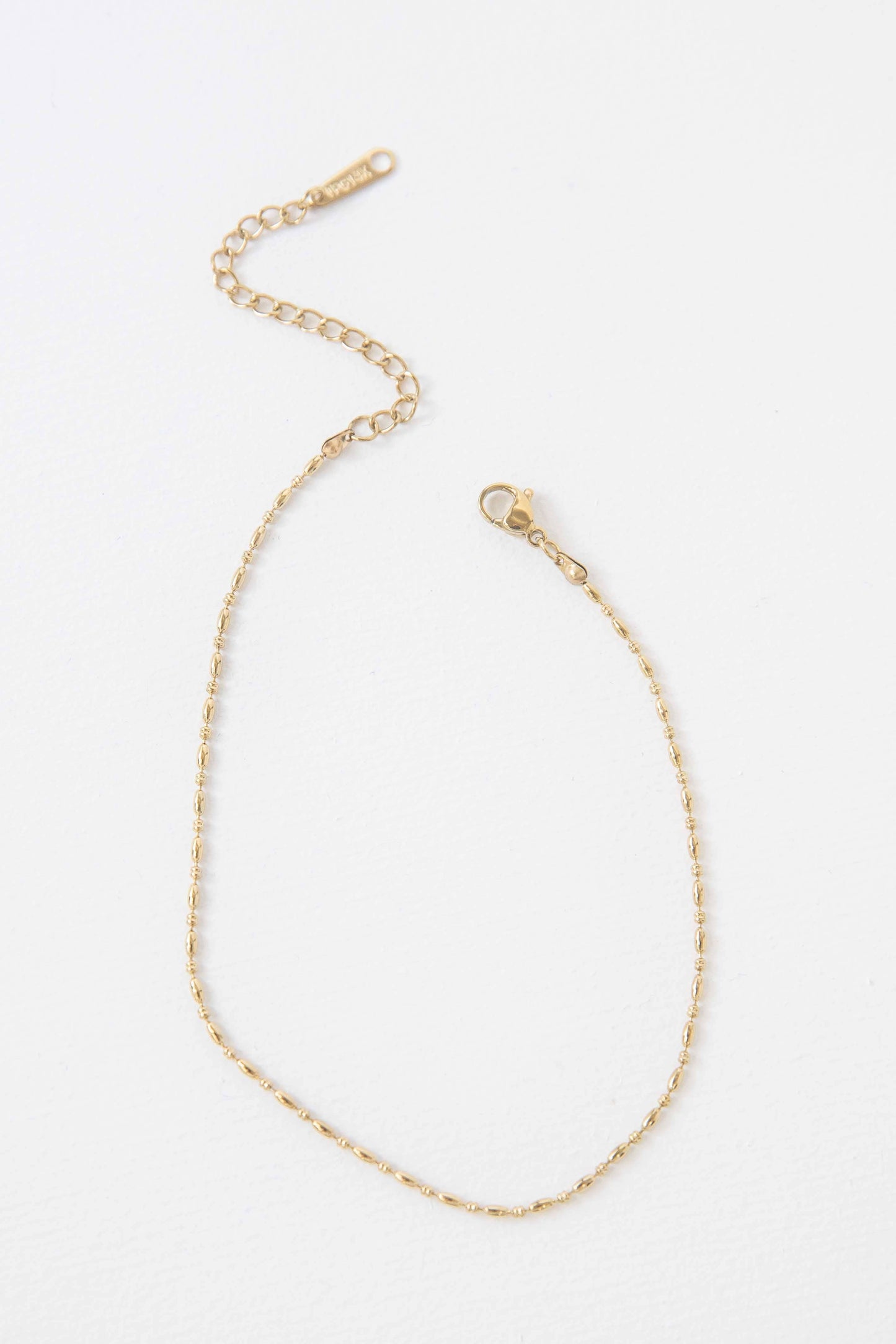 Lovoda - Mini Gold Bead Anklet