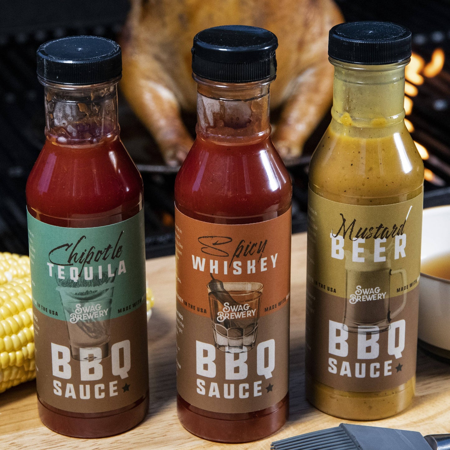 Swag Brewery - Booze-infused BBQ Sauce Mixed Case