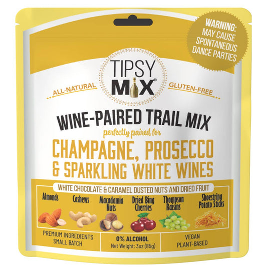 Tipsy Mix - 01. Wine-Paired Trail Mix - Champagne & Sparkling White Wine