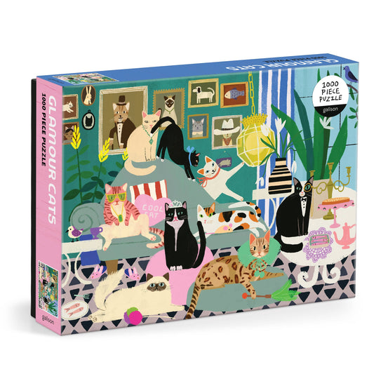 Chronicle Books - Glamour Cats 1000 Piece Puzzle