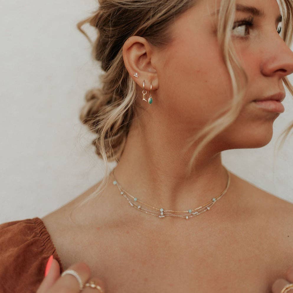 Mauve Jewelry Co. - Malibu Necklace in Turquoise