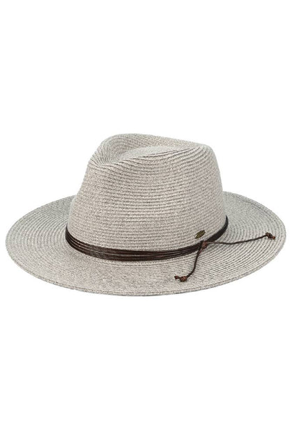 Hana - C.C String Trim Band Panama Sun Hat