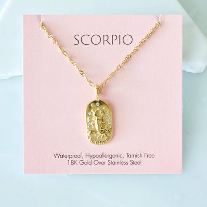 Mesa Blue - Zodiac Sign Necklaces - Waterproof