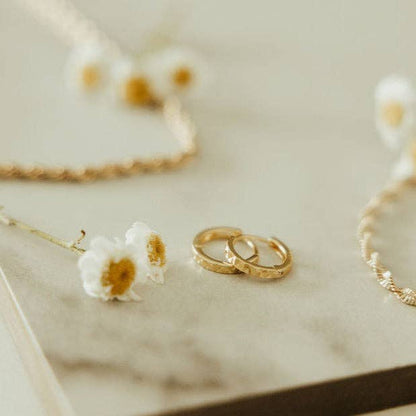Mauve Jewelry Co. - Sydney Hammered Hoops