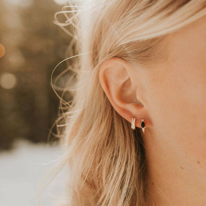 Mauve Jewelry Co. - Ivy Diamond Hoops
