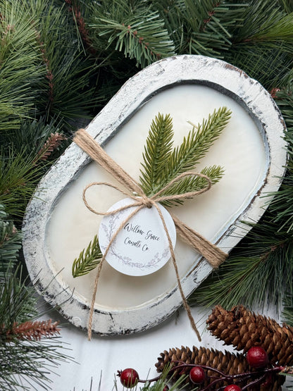 WGC107 Willow Grace Candle Co - *Holiday* Petite Dough Candle