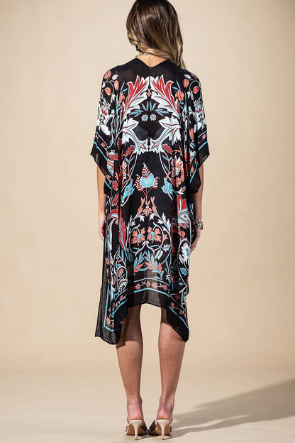 Urbanista - Midnight Vine Viscose Kimono