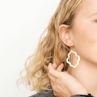 Spiffy & Splendid - Talia Earrings - Gold // Jewelry, Gifts