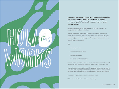 Blue Star Press - The Reset Workbook: A Guided Wellness Journal (Self Care)
