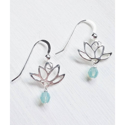 SD105 Sosie Designs - Lotus Blooms Earrings In Pacific Opal