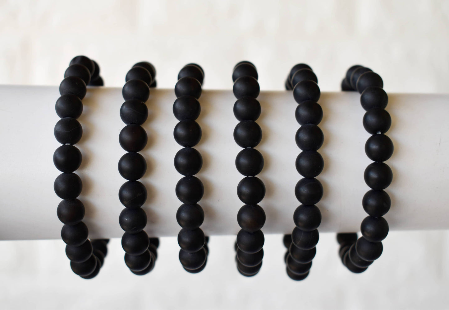 Soothing Crystals - Matt Black Onyx Bracelet (Focus and Growth)