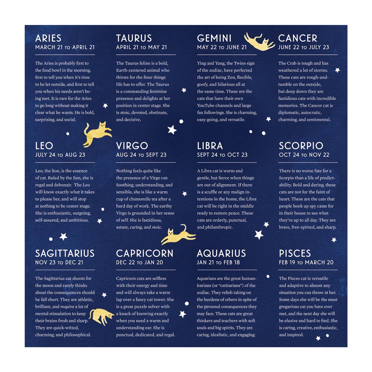 Chronicle Books - Cat Zodiac 500 Piece Puzzle