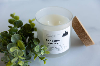 Beneath The Pines Candle Co. - Lakeside Summer: Coconut-Soy Candle