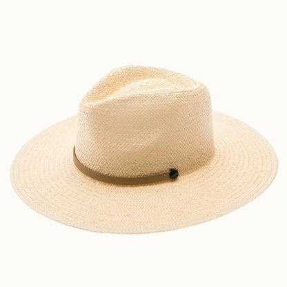 Olive & Pique - Handwoven Ivory Toyo Straw Panama, Adjustable