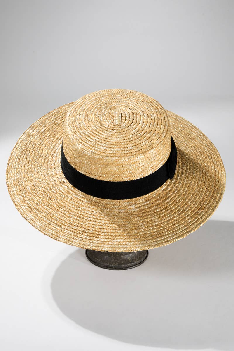 Urbanista - Wheat Straw Boater Hat
